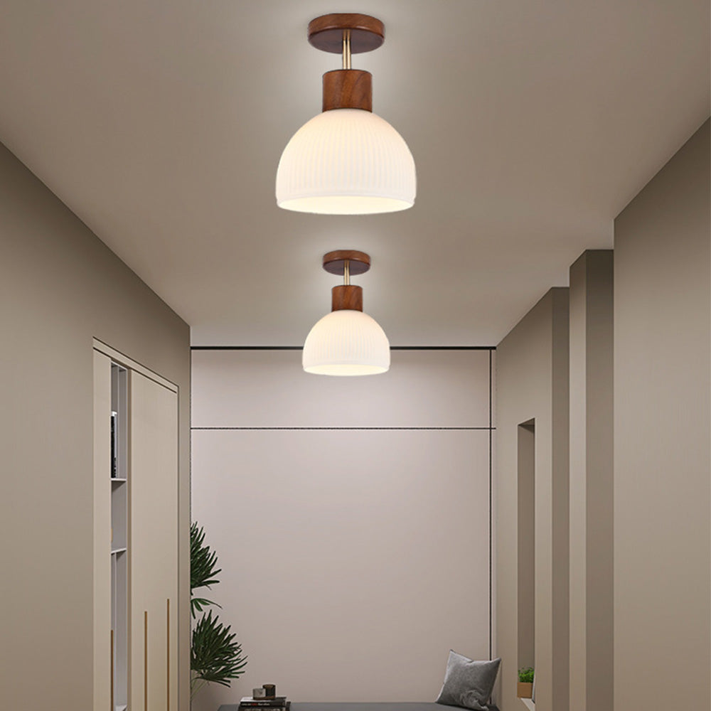 Nordic Ceiling Lights for Corridor Aisle Indoor Glass Ceiling Lamp for Bedroom Living Room Chandelier Lighting