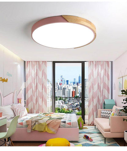 Modern LED Ceiling Light For Living Room Lighting Fixtures Bedroom Kitchen Surface Mount Ceiling Lamp White Black Gray