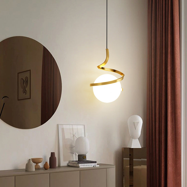 Nordic LED Pendant Lights Indoor Lighting Glass Hanging Lamp For Home Dining Tables Bedside Kitchen Living Room Decoration Light