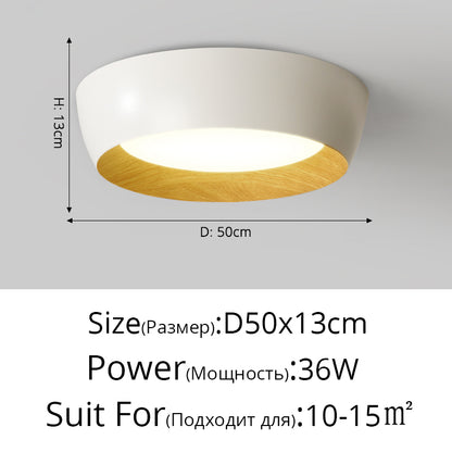 Nordic LED Ceiling Lights For Living Room Bedroom Corridor Luminaire White Black Gray lamp ping lustres e pendentes