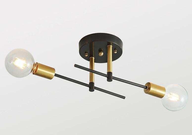 Nordic Room Bedroom Bedside Lamp Aisle Copper Ceiling Lamp