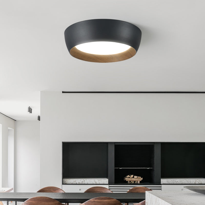 Nordic LED Ceiling Lights For Living Room Bedroom Corridor Luminaire White Black Gray lamp ping lustres e pendentes