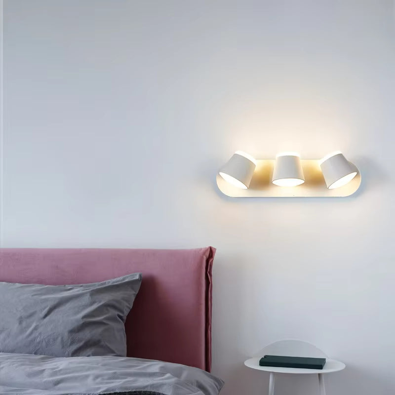Modern Wall Sconces Led Wall Light 330 degrees swivel Up Downlight Aluminum alloy Wall Light