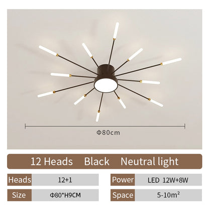 Creative LED Ceiling Lamp Modern Living Room Lights Nordic Lustre Indoor Chandelier Fixtures Lamps