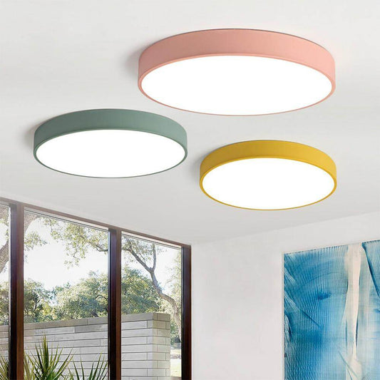 LED Simple Ceiling Lights 5CM Bedroom Study Room Remote Lamp Modern Plafonnier Led Lighting Home Indoor Decoration Plafondlamp