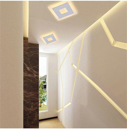 18w LED Ceiling Light Aluminum Acrylic Home Decor Ceiling Lamp Bedroom Living Room Hallway Lighting Light Fixture BL09x
