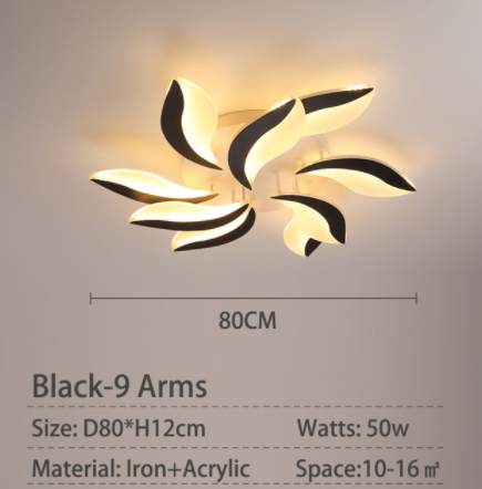 New Design Acrylic Modern Led Ceiling Lights For Living Study Room Bedroom Lampe Plafond Avize Indoor Ceiling Lamp