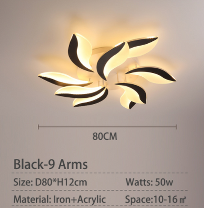 New Design Acrylic Modern Led Ceiling Lights For Living Study Room Bedroom Lampe Plafond Avize Indoor Ceiling Lamp
