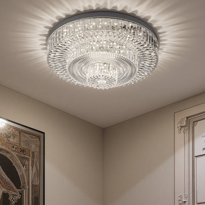Acrylic Crystal Ceiling lamp Western Style Stretching and Unfolding Ceiling light LED Indoor Lighting 85-245V 40W living Room