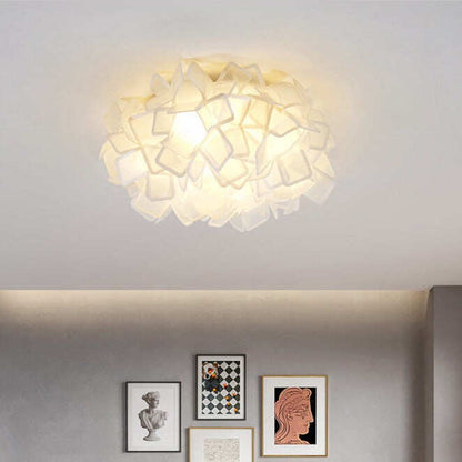 Simple Modern Ceiling Lamp with Living Room Warm and Romantic Flower Shaped Ceiling Lamp