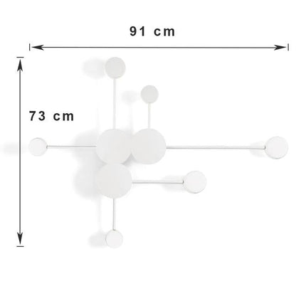 Postmodern wall lamp simple led living room wall lamp bedroom bedside creative aisle hotel exhibition hall corridor lighting