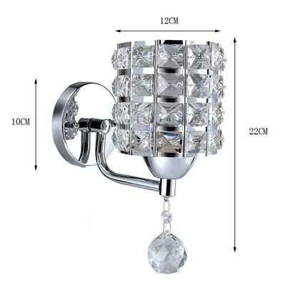 Decorative Crystal Wall Lamps Simple Cyrstal Wall Lights for Bedroom Living Room Crystal Wall Lighting