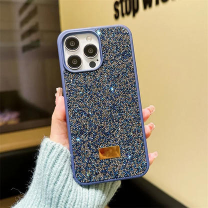 Bling Glitter Phone Case For iPhone 17 16 Pro Max 15Pro 14plus 13 12 Vogue Protective Soft Diamond Cover Protective Shell