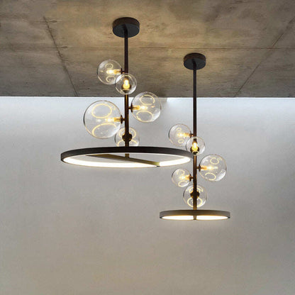 Restaurant Bubble Lamp Modern Magic Bean Bar Chandelier Dining Table Molecular Lamp