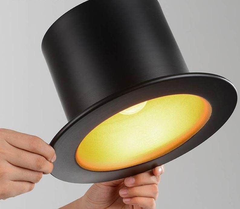 Modern Attractive Pendant Lamps England Hat Lamp Coffeeshop Bar Bedroom Lights