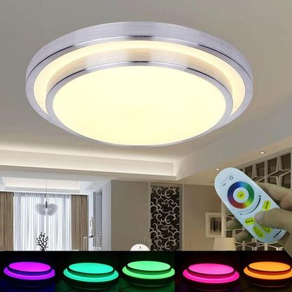 LED Ceiling Light 2.4G Wireless Remote Touch Control 12W 24W 36W SMD5730 RGB 5050 Colorful Dimming Lights