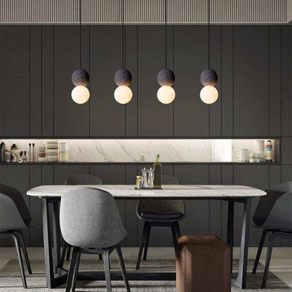 Nordic Cement Hanging Lamp Modern Simplicity Pendant Lamp LED G9 For Cafe Living Room Bedroom Bedside Bar Pendant Lights