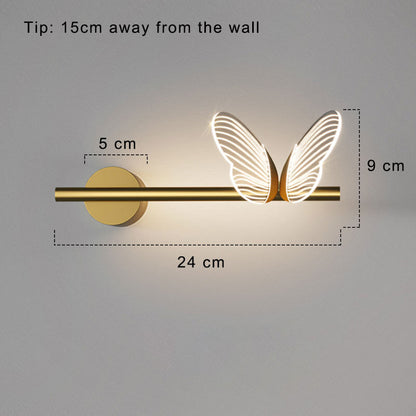 Butterfly LED Wall Lamp Indoor Lighting For Home Living Room Decoration Bedroom LED Night Lights