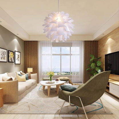 DIY Lotus  Puzzle Pendant Lamp E27 pendant light Cafe Living Room Restaurant Ceiling Room Decoration LED Hanging Lamp