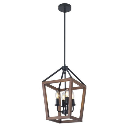 American Retro Four-headed Iron Chandelier