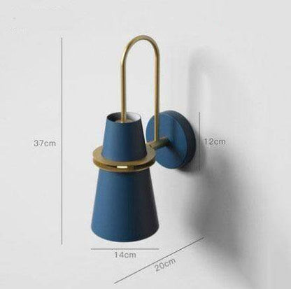 Designer Creative Modern Simple Living Room Stairway Bedroom Bedside Macaron Wall Lamp Bedside Wall Lamp
