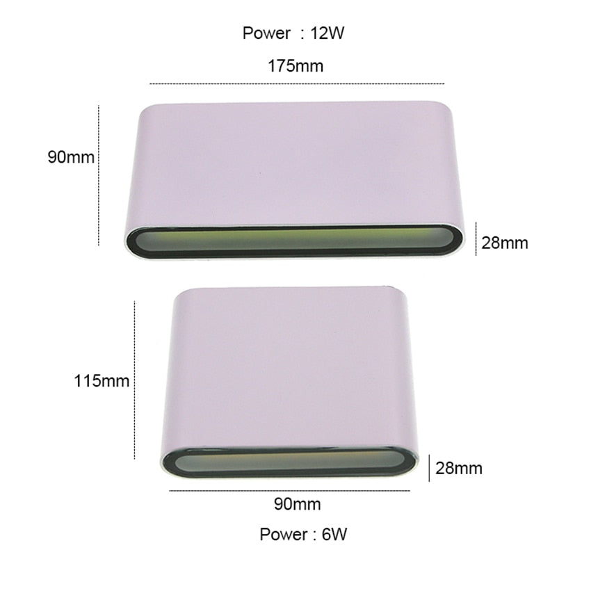 Outdoor Waterproof Wall Lamp Modern LED Wall Light Indoor Wall Sconce Decorative lighting Porch Garden Lights Wall Lamps RF01