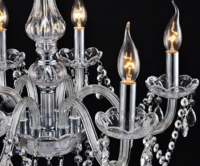 Bedroom Living Room Lamp Hotel European-style Crystal Lamp Restaurant Chandelier Creative Lamps