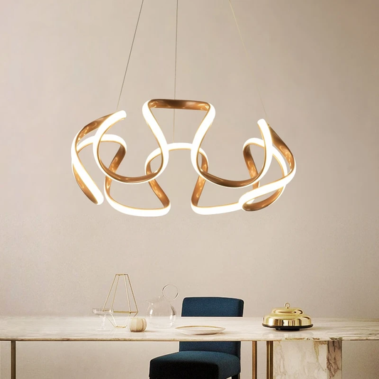 Glod Color New Design Modern LED Pendant Lights For Living Room Dining Kitchen Bar Home Lighting Decoration Pendant Lamp