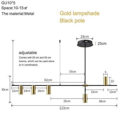 Modern Pendant Light Dining Led Pendant Lamps Bar Gold Lampshade Lighting Living Room Led Kitchen Fixture Hanging Light Bedroom