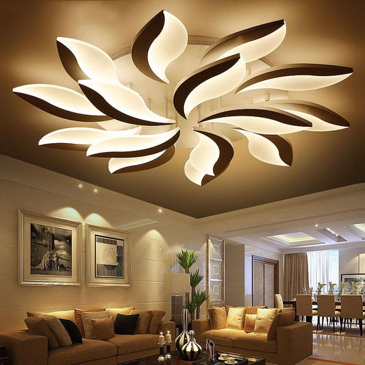 New Design Acrylic Modern Led Ceiling Lights For Living Study Room Bedroom Lampe Plafond Avize Indoor Ceiling Lamp