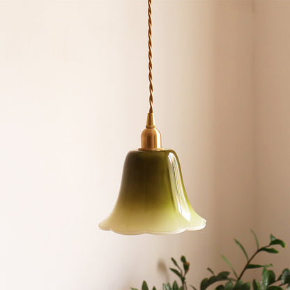 Nordic Retro and Simple Glass Chandelier Old Shanghai Republic of China Bar Counter Bedroom Chandelier