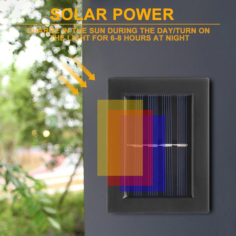 Solar Lamp Outdoor LED Lights IP65 Waterproof for Garden Decoration Balcony Yard Street Wall Decor Lamps Gardening Light