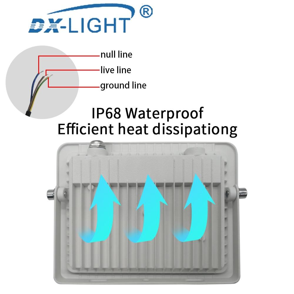 LED Floodlight 10W 20W 30W 50W 100W Outdoor Spotlight Flood Light  Street Light Waterproof IP68 Professional lighting