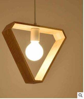 Minimalist Solid Wood Pendant Lights E27 LED Single Head Hanging Lamp For Living Room Bedroom Study Bathroom Restaurant Hotel