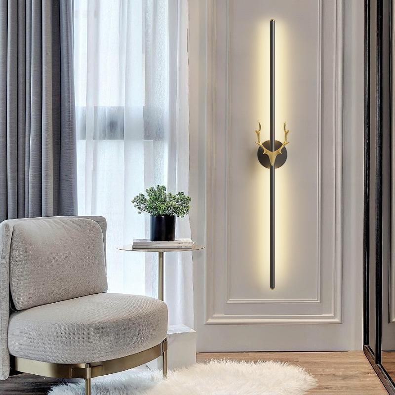 Led Long Wall Lamp Modern Minimalist Background Wall Lamp