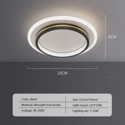 Modern LED Ceiling Light Luxury ceiling Lamp Entrance Hallway Aisle Bedroom Living Room Home Indorr Decor Illumination Luster