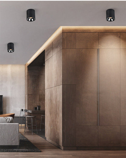 Modern minimalist dimmable honeycomb surface mounted anti-glare LED down light COB ceiling kitchen living room interior lighting