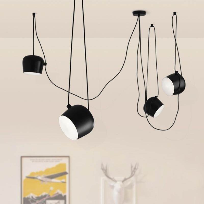 Loft Nordic design pendant lights fixtures modern led dining room home decor industrial hanging lamp