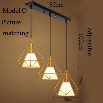 Retro Nordic restaurant chandelier wrought iron personality industrial style creative chandelier lighting living room chandelier