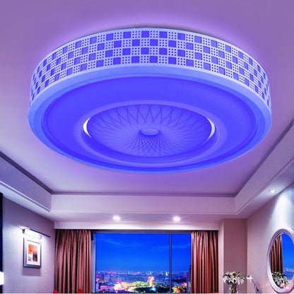 Modern LED Colorful 2.4G Remote Touch Control Ceiling Light 12W 24W 36W RGB+Warm White+Cold White Dimming Light For Livingroom