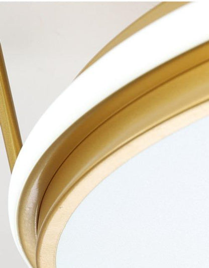 Golden Crown Chandelier Simple Modern Room Lamp