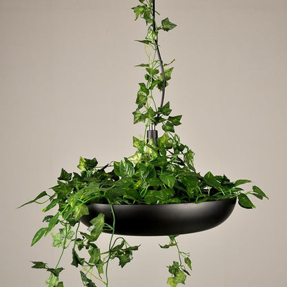 Modern Pendant Light Flower Pots Babylon Potted Plant Suspension Lamp For Growing Herbs Succulents Balcony Hanging Lamp