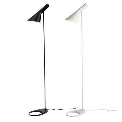 Nordic Design Arne Jacobsen Floor Lamp For Living Room E27 LED Standing Lamp Black White Lighting Luminaria Bedroom Bedside Lamp