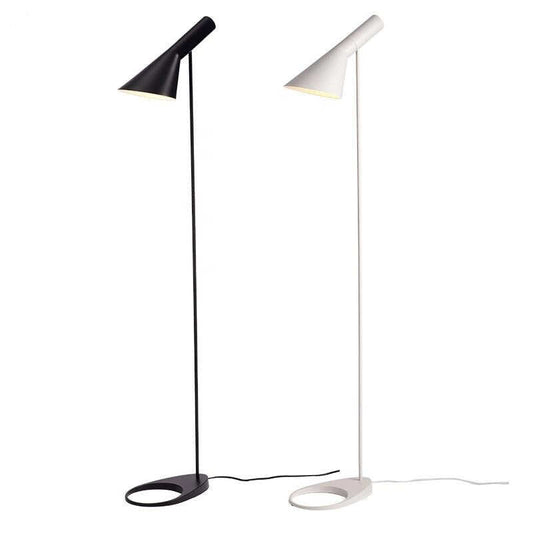 Nordic Design Arne Jacobsen Floor Lamp For Living Room E27 LED Standing Lamp Black White Lighting Luminaria Bedroom Bedside Lamp