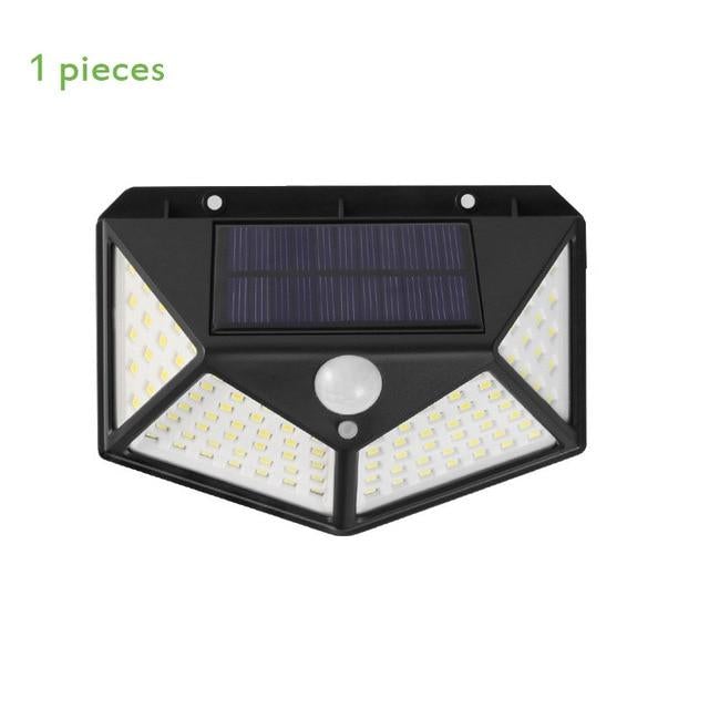 100 LED Solar Light Outdoor Solar Wall lamp PIR Motion Sensor Light Waterproof Garden Decoration 3 Mode Solar Light