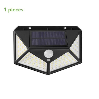 100 LED Solar Light Outdoor Solar Wall lamp PIR Motion Sensor Light Waterproof Garden Decoration 3 Mode Solar Light