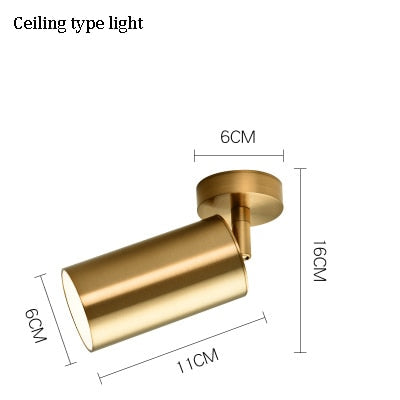 Golden Modern Ceiling Light Neutral White Lighting TV Backdrop Living Room Hotel Office Club Bar Cloth Store Ceiling Lamp