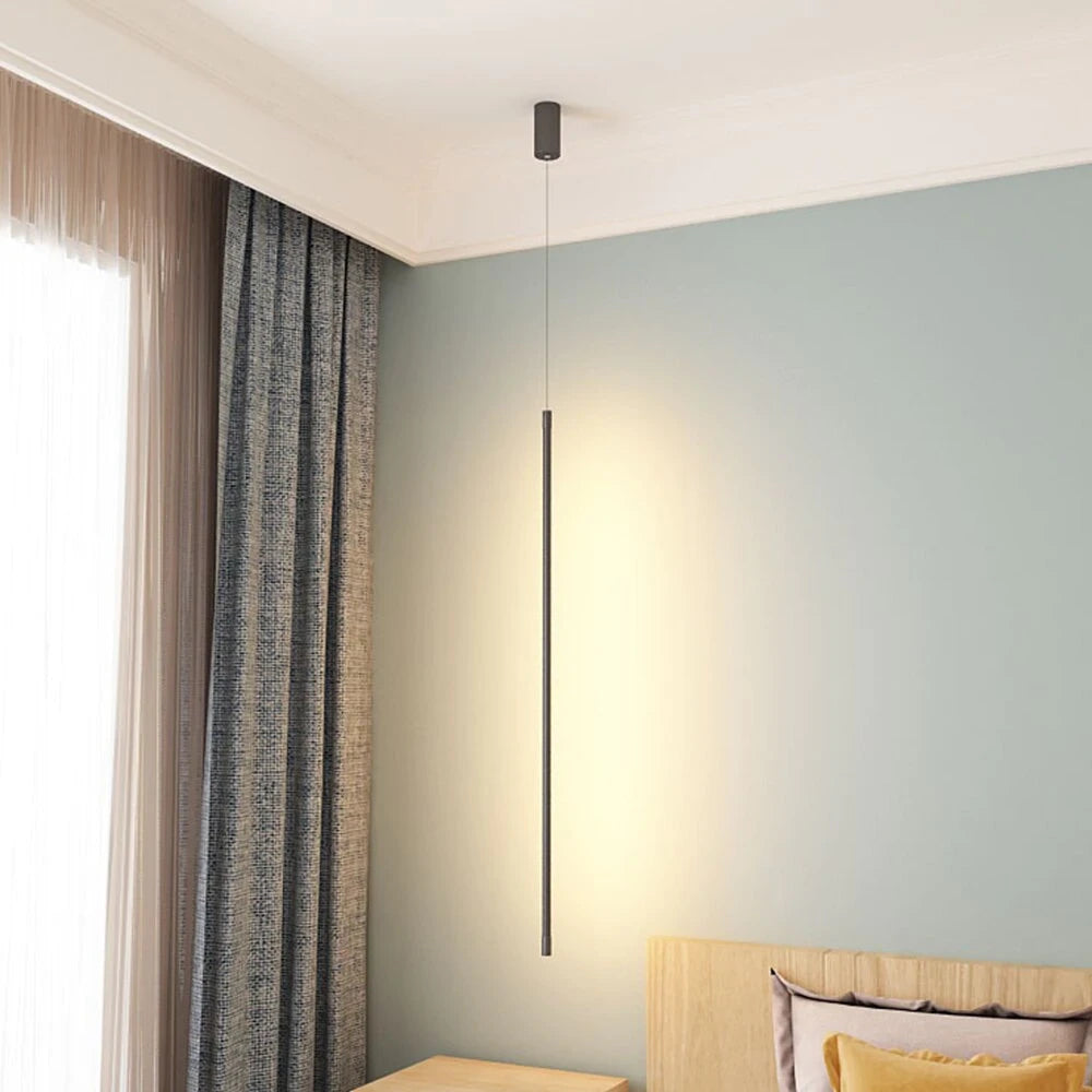 Simple Line Pendant Lights Hanging Lamp Lighting Restaurant Bar Hall Light Creative Geometry Lines Lights Bedroom