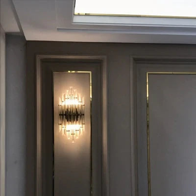 Led E14 Nordic Iron Crystal Designer LED Lamp LED Light Wall Lamp Wall Light Wall Sconce For Bar Store Foyer Bedroom