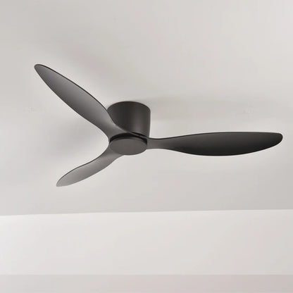 Modern Ceiling Fan Without Lights DC Motor Low Floor Loft Remote Control Simple Decorative Fan No Light Low Floor Loft
